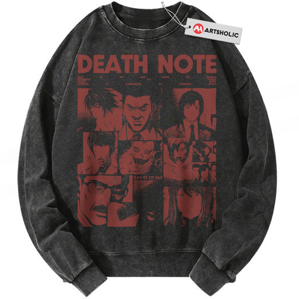 Death Note Sweatshirt, Anime Sweatshirt, Vintage Sweatshirt