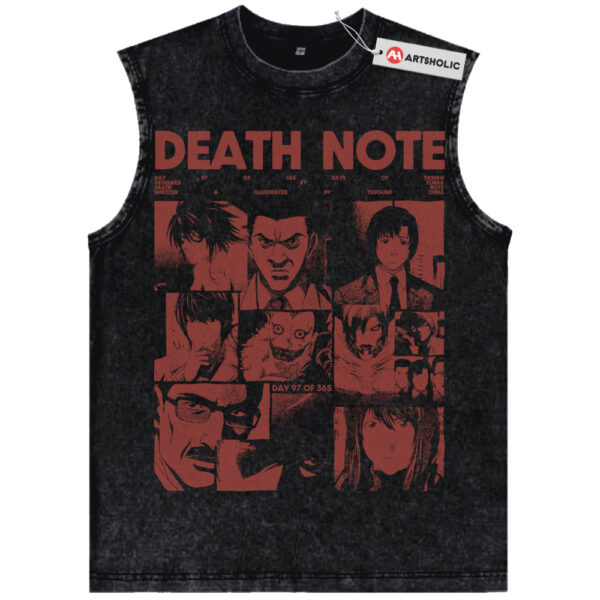 Death Note Tank Top, Anime Tank Top, Vintage Tank Top