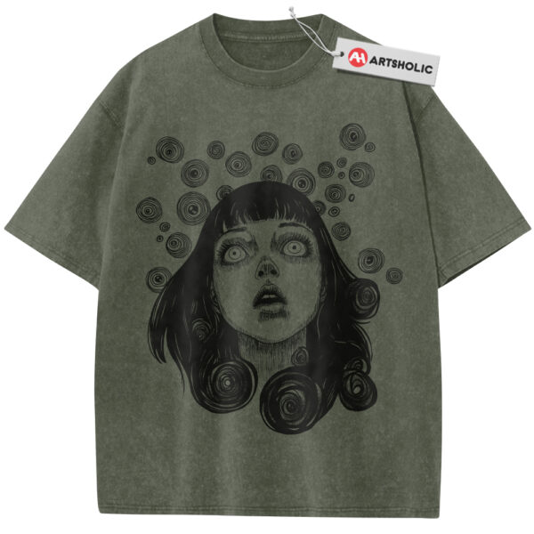 Uzumaki Shirt, Junji Ito Shirt, Horror Anime Shirt, Vintage T-Shirt