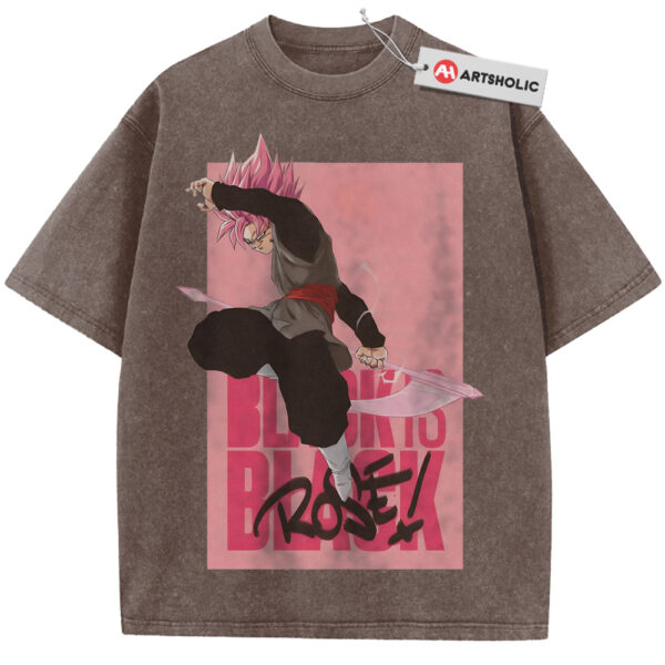 Goku Black Shirt, Dragon Ball Shirt, DBZ Shirt, Anime Shirt, Vintage Tee - Coffee, S