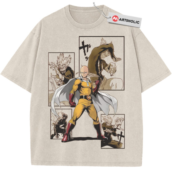 Saitama Shirt, Garo Shirt, One Punch Man Shirt, Anime Shirt, Vintage T-Shirt