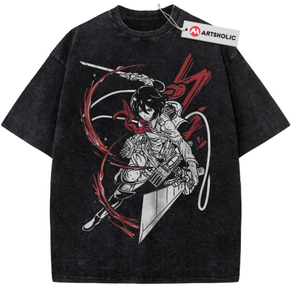 Mikasa Ackerman Shirt, Attack On Titan Shirt, AOT Shirt, Anime Shirt, Vintage T-Shirt