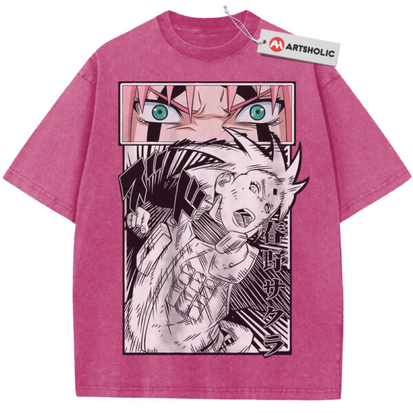Sakura Haruno Shirt, Naruto Shirt, Anime Shirt, Vintage Tee