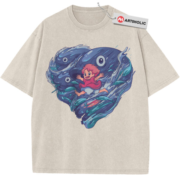 Ponyo Shirt, Studio Ghibli Shirt, Anime Shirt, Vintage T-Shirt