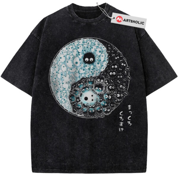Susuwatari Shirt, My Neighbor Totoro Shirt, Spirited Away Shirt, Studio Ghibli Shirt, Anime Vintage Tee