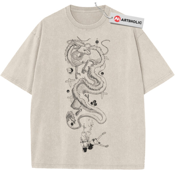 Haku vs Chihiro Shirt, Spirited Away Shirt, Studio Ghibli Shirt, Anime Shirt, Vintage T-Shirt