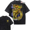 Leo Aiolia Shirt, Saint Seiya Shirt, Anime Shirt, Vintage T-Shirt 2-Sided