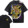 Cancer Deathmask Shirt, Saint Seiya Shirt, Anime Shirt, Vintage T-Shirt 2-Sided