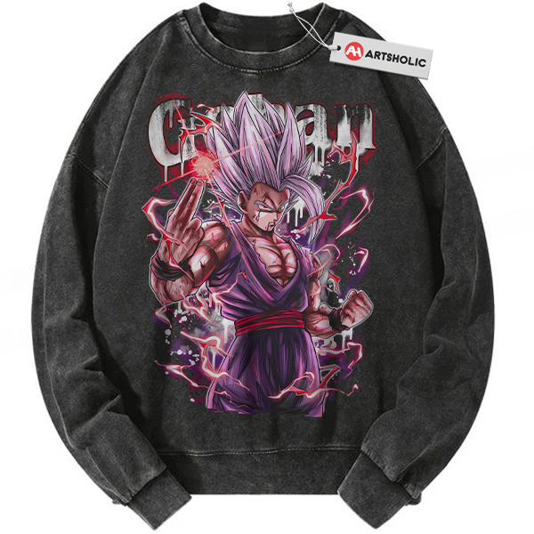 Son Gohan Sweatshirt, Dragon Ball Sweatshirt, DBZ Sweatshirt, Anime Sweatshirt, Vintage Sweatshirt
