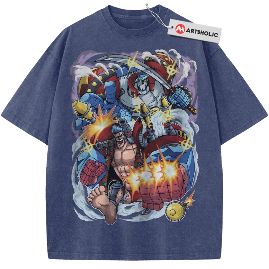 フランキーだお Franky Shirt, One Piece Shirt, Anime Shirt, Vintage T-Shirt