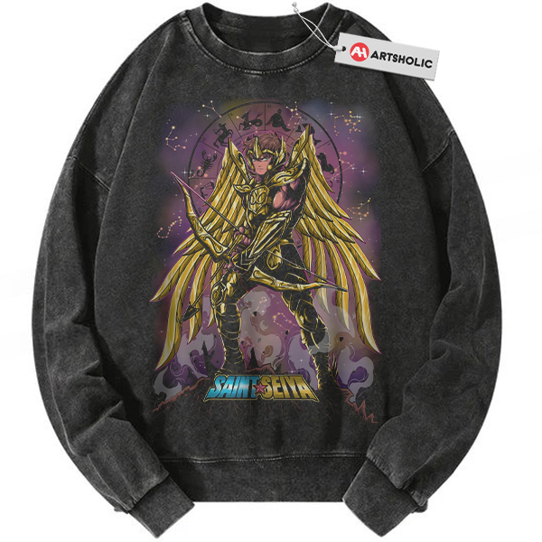 Sagittarius Aiolos Sweatshirt, Saint Seiya Sweatshirt, Anime Sweatshirt, Vintage Sweatshirt