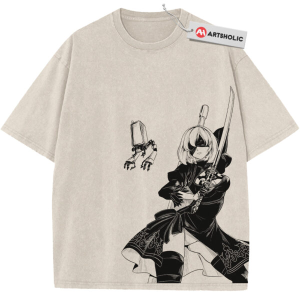 2B Shirt, NieR:Automata Shirt, Game Shirt, Vintage T-Shirt