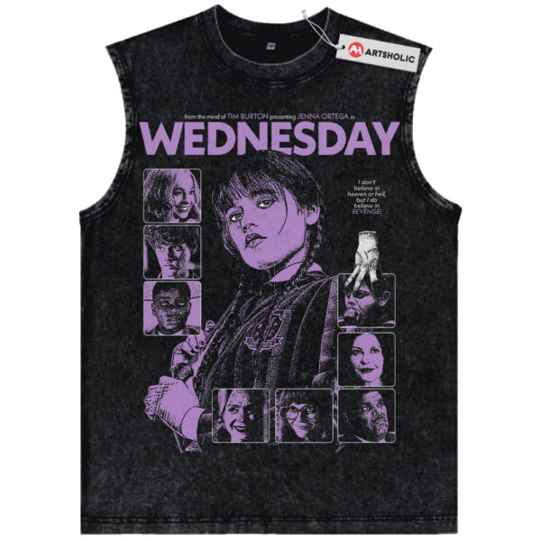 Wednesday Tank Top, Halloween Tank Top, Horror Movie Tank Top, Vintage Tank Top