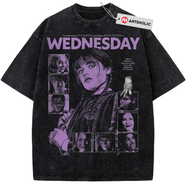 Wednesday Shirt, Halloween Shirt, Horror Movie Shirt, Vintage T-Shirt