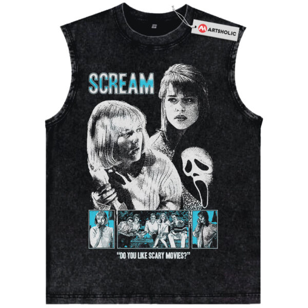 Scream Tank Top, Halloween Tank Top, Horror Movie Tank Top, Vintage Tank Top