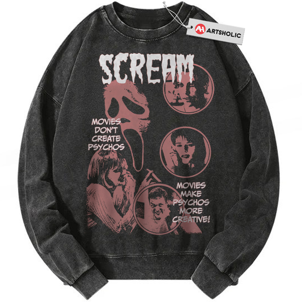 Scream Sweatshirt, Halloween Sweatshirt, Horror Movie Sweatshirt, Vintage Sweatshirt