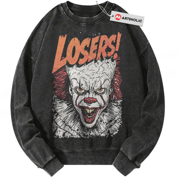 Pennywise Sweatshirt, IT Sweatshirt, Halloween Sweatshirt, Horror Sweatshirt, Vintage Sweatshirt
