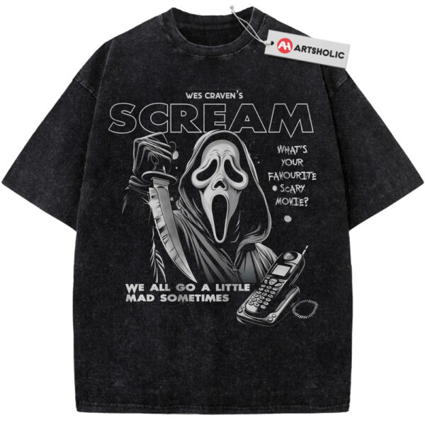 Ghostface Shirt, Scream Shirt, Halloween Shirt, Horror Shirt, Vintage T-Shirt