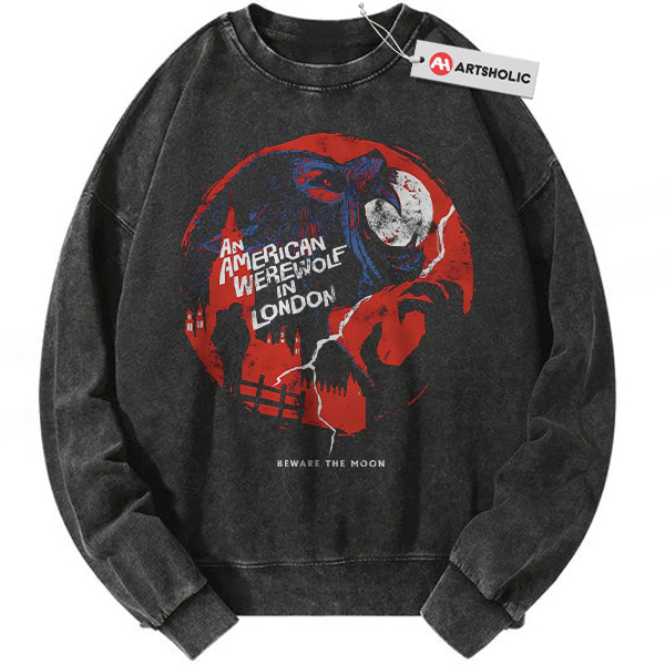 An American Werewolf in London Sweatshirt, Halloween Sweatshirt, Horror Sweatshirt, Vintage Sweatshirt