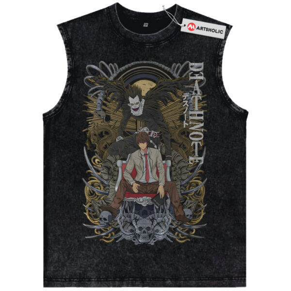 Light Yagami Tank Top, Ryuk Tank Top, Death Note Tank Top, Anime Tank Top, Vintage Tank Top