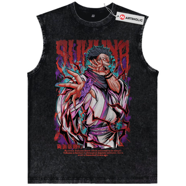 Ryomen Sukuna Tank Top, Jujutsu Kaisen Tank Top, Anime Tank Top, Vintage Tank Top