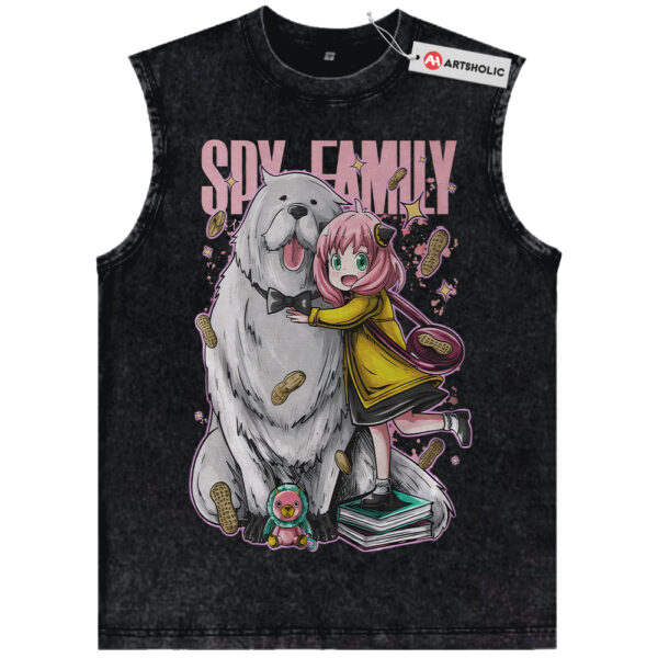 Anya Forger Tank Top, Bond Forger Shrit, Spy x Family Tank Top, Anime Tank Top, Vintage Tank Top