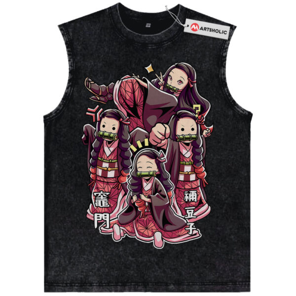 Nezuko Kamado Tank Top, Demon Slayer Tank Top, Anime Tank Top, Vintage Tank Top