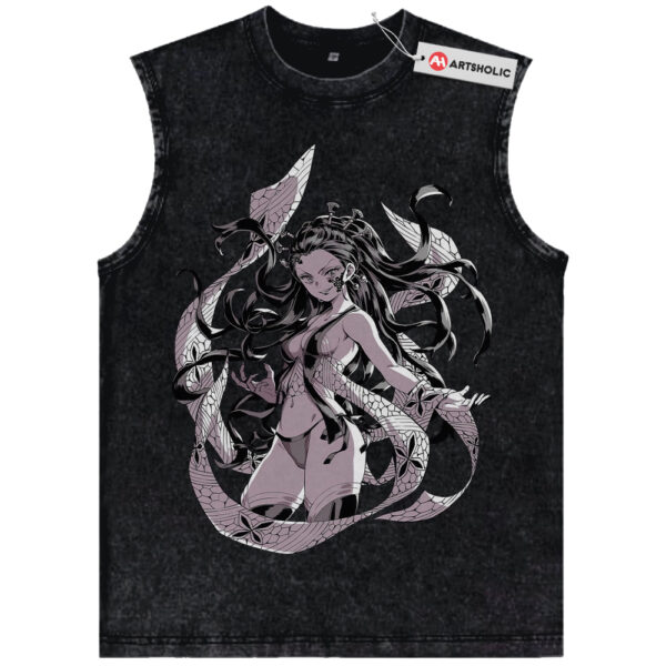 Daki Tank Top, Demon Slayer Tank Top, Anime Tank Top, Vintage Tank Top