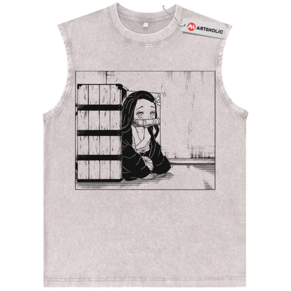 Nezuko Kamado Tank Top, Demon Slayer Tank Top, Anime Tank Top, Vintage Tank Top