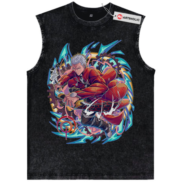 Archer Tank Top, Fate Series Tank Top, Anime Tank Top, Vintage Tank Top