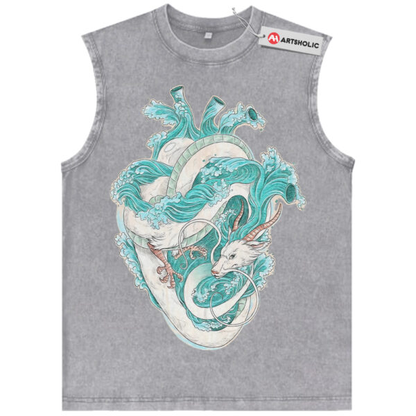 Haku Dragon Tank Top, Spirited Away Tank Top, Studio Ghibli Tank Top, Anime Tank Top, Vintage Tank Top