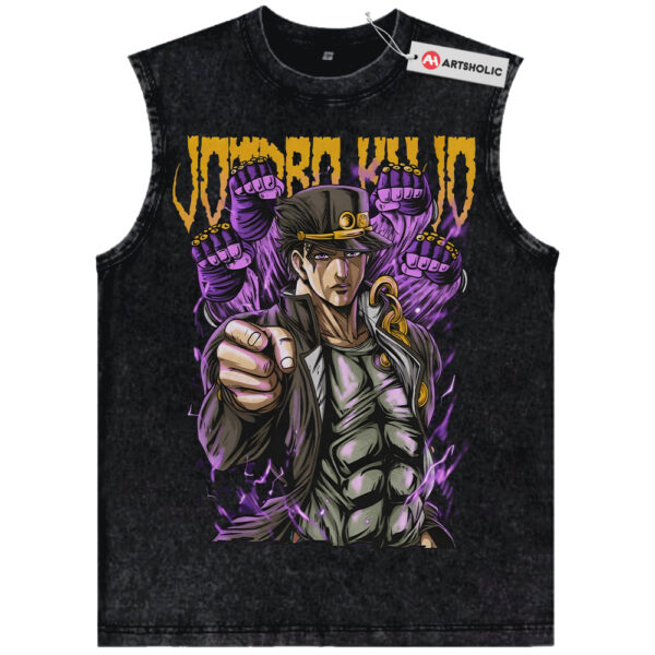 Jotaro Kujo Tank Top, JoJo's Bizarre Adventure Tank Top, Anime Tank Top, Vintage Tank Top