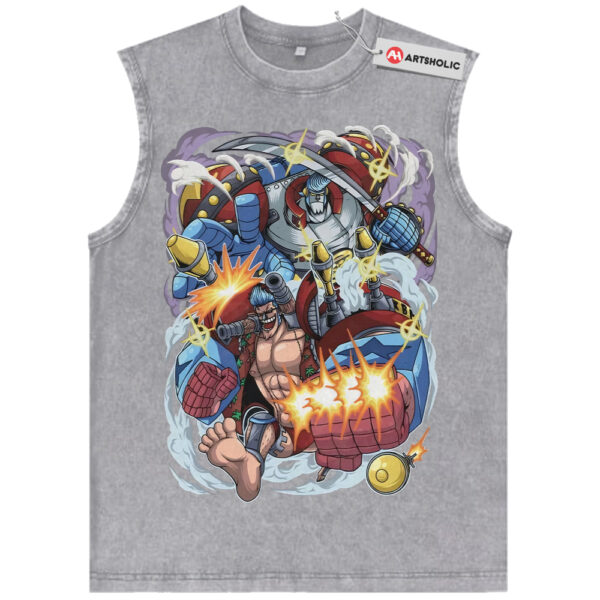 Franky Tank Top, One Piece Tank Top, Anime Tank Top, Vintage Tank Top