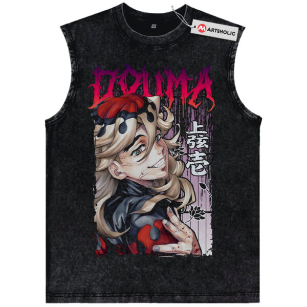 Doma Tank Top, Demon Slayer Tank Top, Anime Tank Top, Vintage Tank Top