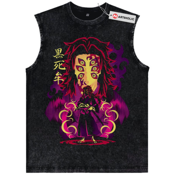 Kokushibo Tank Top, Demon Slayer Tank Top, Anime Tank Top, Vintage Tank Top