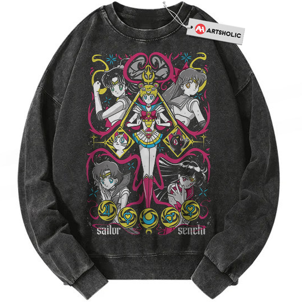 Sailor Moon Sweatshirt, Anime Sweatshirt, Vintage Sweatshirt