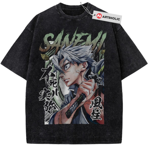 Sanemi Shinazugawa Shirt, Demon Slayer Shirt, Anime Shirt, Vintage Tee