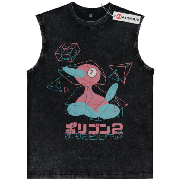Porygon Tank Top, Pokemon Tank Top, Anime Tank Top, Vintage Tank Top