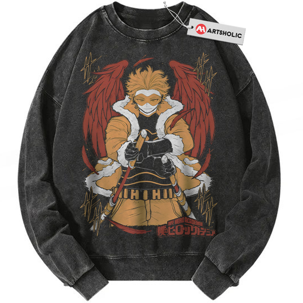 Hawks Sweatshirt, Keigo Takami Sweatshirt, MHA Sweatshirt, Anime Sweatshirt, Vintage Sweatshirt