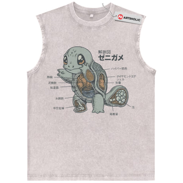 Squirtle Tank Top, Pokemon Tank Top, PKM Tank Top, Anime Tank Top, Vintage Tank Top