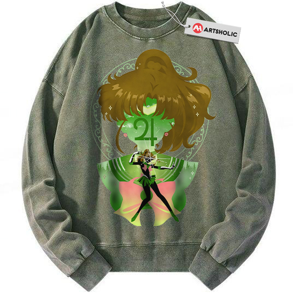 Makoto Kino Sweatshirt, Sailor Jupiter Sweatshirt, Sailor Moon Sweatshirt, Anime Sweatshirt, Vintage Sweatshirt