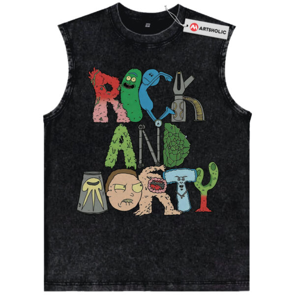 Rick and Morty Tank Top, Animated Tank Top, Vintage Tank Top