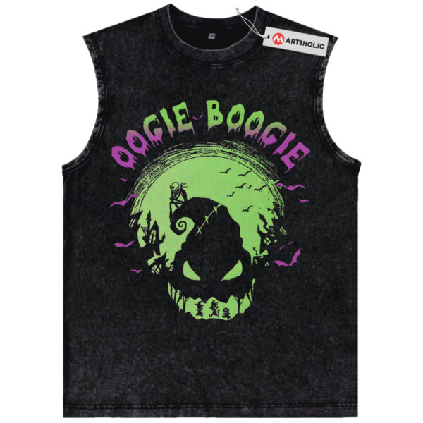 Oogie Boogie Tank Top, The Nightmare Before Christmas Tank Top, Animated Tank Top, Vintage Tank Top