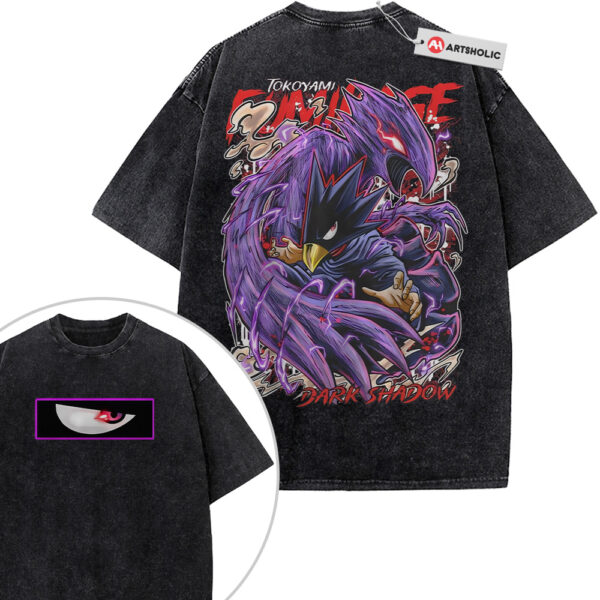 Fumikage Tokoyami Shirt, Tsukuyomi Shirt, MHA Shirt, Anime Shirt, Vintage T-Shirt 2-Sided