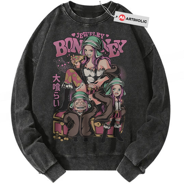 Jewelry Bonney Sweatshirt, One Piece Sweatshirt, Anime Sweatshirt, Vintage Sweatshirt