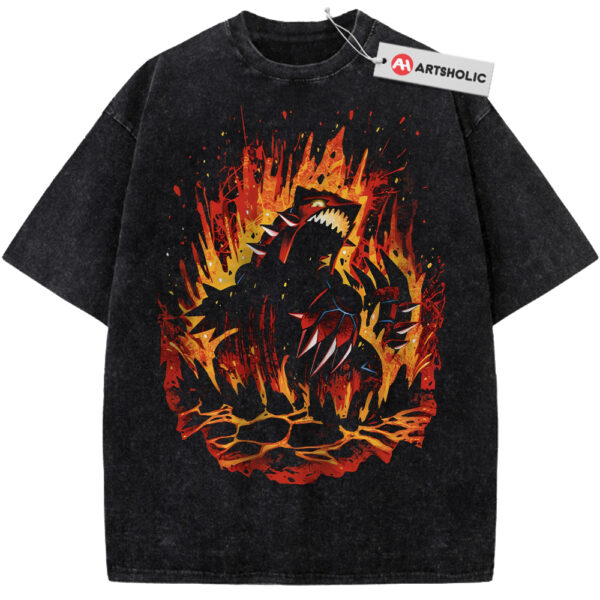 Groudon Shirt, Pokemon Shirt, PKM Shirt, Anime Shirt, Vintage T-Shirt