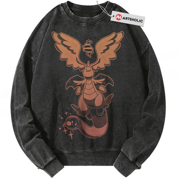 Mega Dragonite Sweatshirt, Pokemon Sweatshirt, PKM Sweatshirt, Anime Sweatshirt, Vintage Sweatshirt