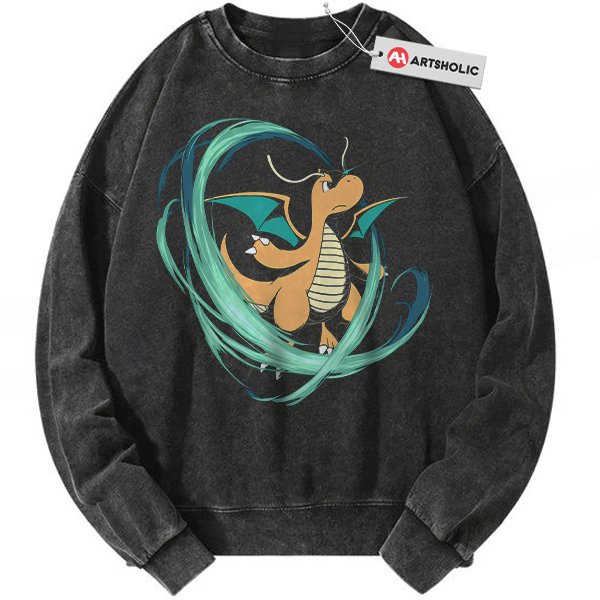 Dragonite Sweatshirt, Pokemon Sweatshirt, PKM Sweatshirt, Anime Sweatshirt, Vintage Sweatshirt
