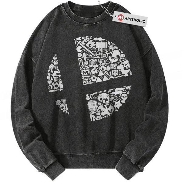 Super Smash Bros Sweatshirt, Game Sweatshirt, Vintage Sweatshirt