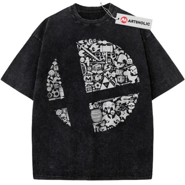 Super Smash Bros Shirt, Game Shirt, Vintage Tee